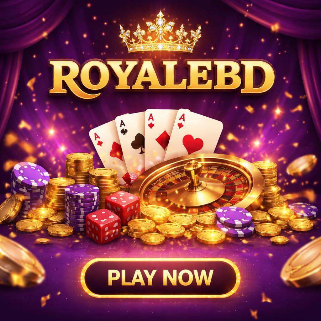 ROYALEBD live casino and bonus offer graphic